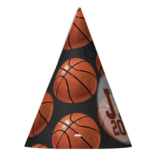 07 von 12 Custom Basketball Party Hats Partyhütchen (Links)