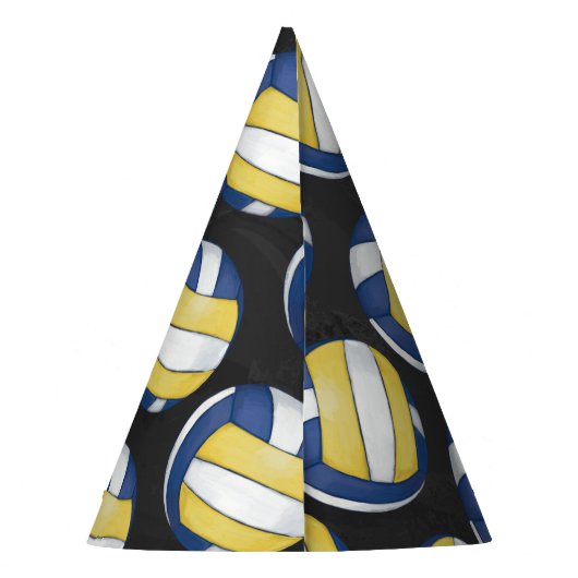 07 von 12 Custom Volleyball Party Hats Partyhütchen (Rückseite)