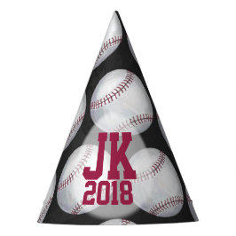 07of12 Custom Baseball Party Hats Partyhütchen