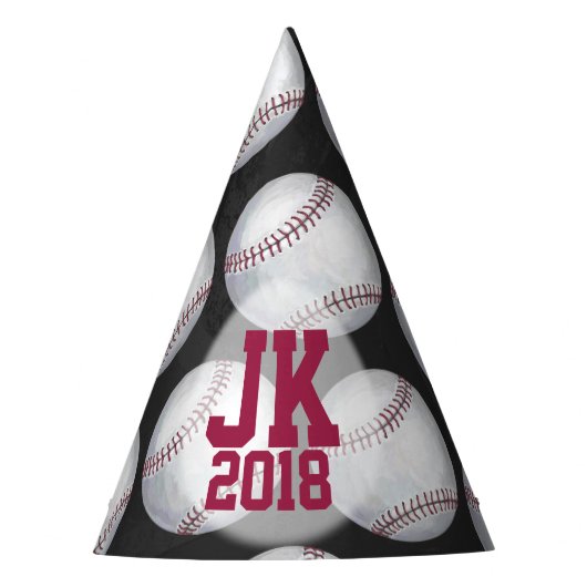 07of12 Custom Baseball Party Hats Partyhütchen (Vorderseite)