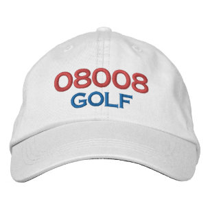 08008 GOLFHAT BESTICKTE BASEBALLKAPPE