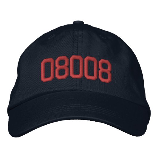 08008 LBI HAT BESTICKTE BASEBALLKAPPE (Vorderseite)