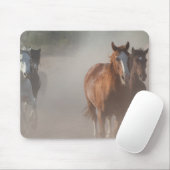 0800-Wild Mustangs Running Mousepad (Mit Mouse)