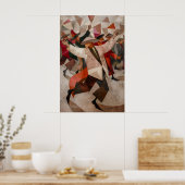 084 Personen Poster (Küche)