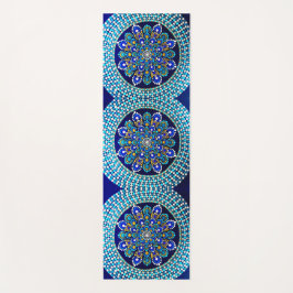 086 - Royal Blue Mandala Yoga Mat Yogamatte