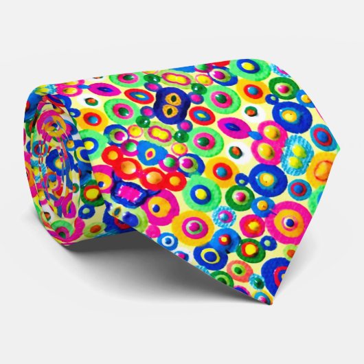 087 - Dotting-Krawatte Krawatte (Gerollt)