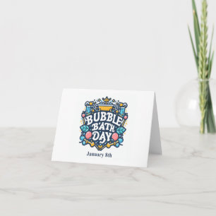 08.01. - Blase Bath Day Karte