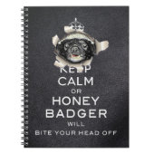 [08] Behalt Calm oder Honey Badger ... Notizblock (Vorderseite)
