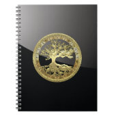 [08] Celtic Golden Tree of Life Notizblock (Vorderseite)