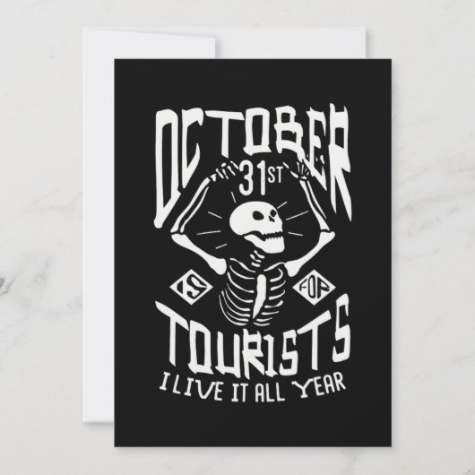 08.Halloween Funny Save The Date (Vorderseite)