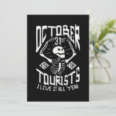 08.Halloween Funny Save The Date (Stehend Vorderseite)