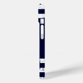 08 number blue sport theme Case-Mate iPhone hülle (Rückseite / Links)
