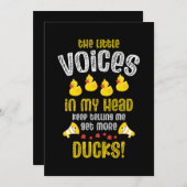 08.Rubber duck for a Duck Lovers Save The Date (Vorne/Hinten)