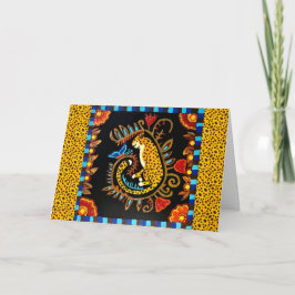 08 - Schlafende Jaguar-Grußkarte Karte