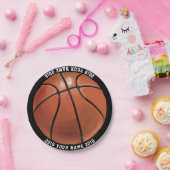 08 von 12 Basketball Custom Party Plate Pappteller (Party)