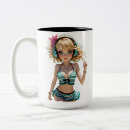 08A Dollz von: Svace - Serie 01 Zweifarbige Tasse