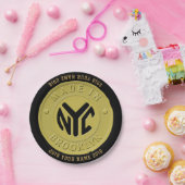 08of12 Brooklyn ScheinParty-Platte Pappteller (Party)