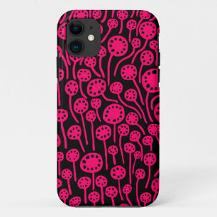 090512 Neon Red on Black Case-Mate iPhone Hülle