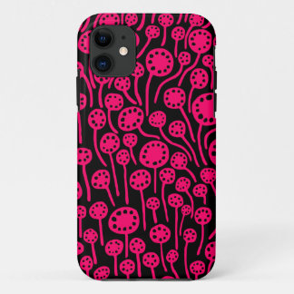 090512 Neon Red on Black Case-Mate iPhone Hülle