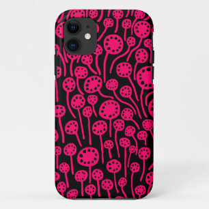 090512 Neon Red on Black Case-Mate iPhone Hülle