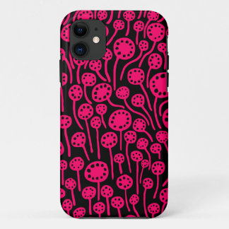 090512 Neon Red on Black Case-Mate iPhone Hülle