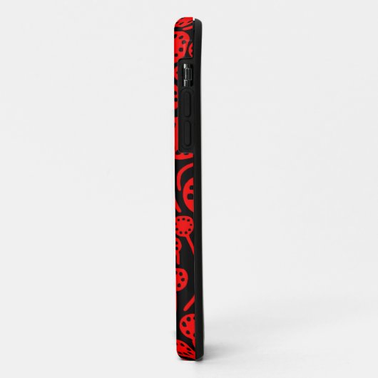 090512 Red on Black iPhone Case (Hinten/Links)