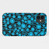 090512 Sky Blue on Black Case-Mate iPhone Hülle (Rückseite (Horizontal))
