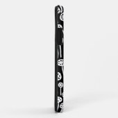 090512 Weiß und Schwarz Case-Mate iPhone Hülle (Hinten/Rechts)