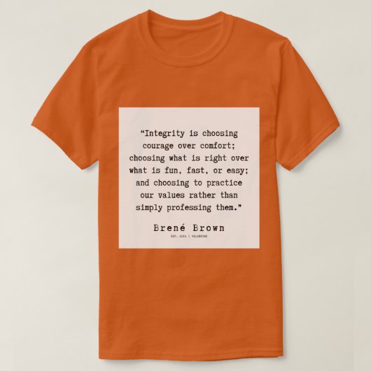 0909BreneBrown-Zitat T-Shirt (Design vorne)