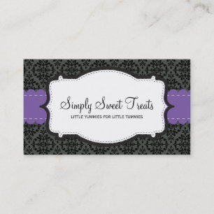 090 Christa :: BUSINESS CARD :: Funky Damask 10L Visitenkarte