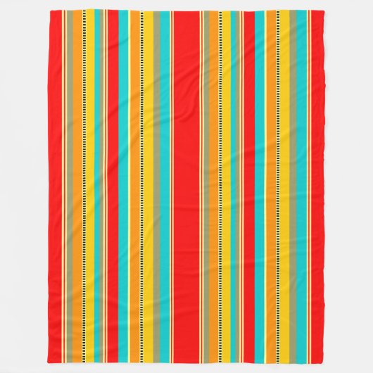 091214 Vertikaler Streifen Fleecedecke (Vorderseite)