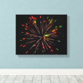 0948-Feuerwerk Leinwanddruck (Insitu (Holzboden))