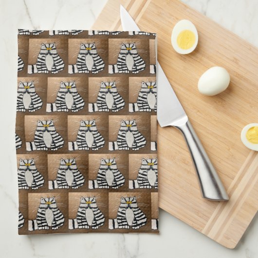 094 - Kitchen Towel Geschirrtuch (Viertel Falte)