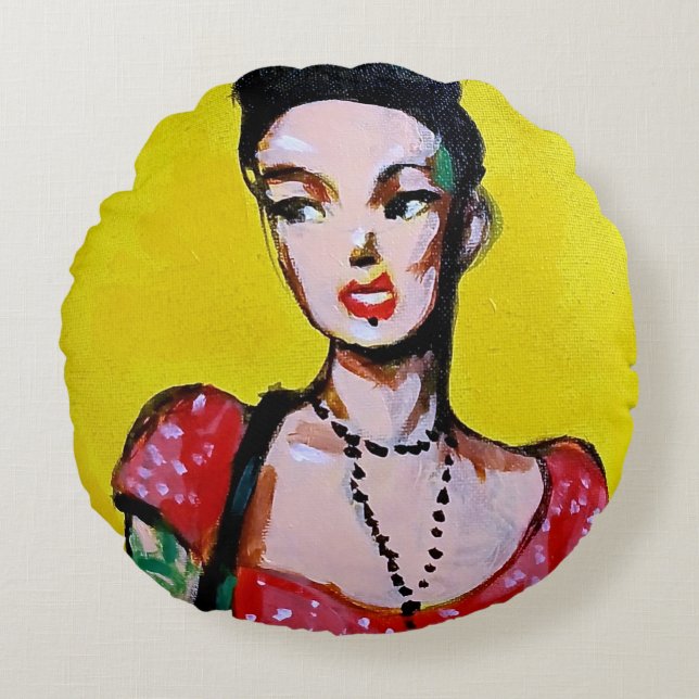 095028 RUNDES KISSEN (Vorderseite)