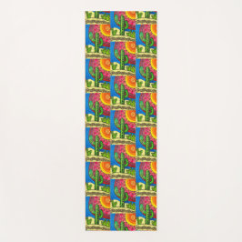 096 - Wüste Riesenmuster Yoga Mat Yogamatte