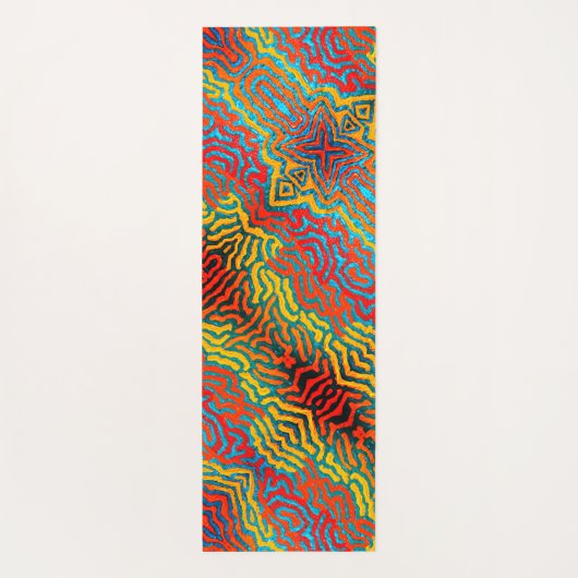 098 - Digital Pattern Yoga Mat Yogamatte (Rückseite)