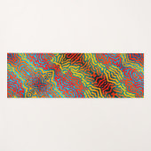 098 - Digital Pattern Yoga Mat Yogamatte (Vorderseite (Horizontal))