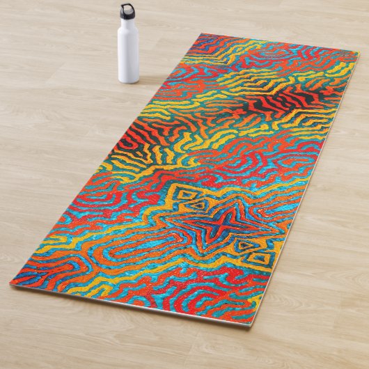 098 - Digital Pattern Yoga Mat Yogamatte (Beispiel)