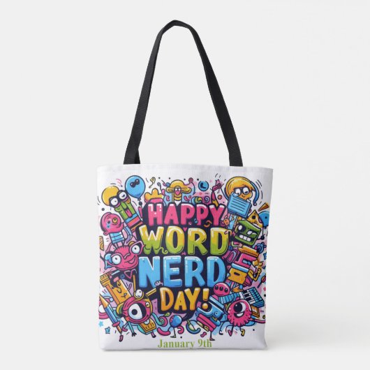 09.01. Word Nerd Day Tasche (Rückseite)