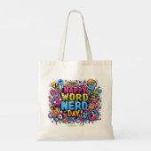09.01. Word Nerd Day Tragetasche (Rückseite)