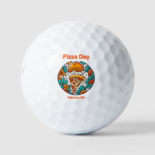 09.02. Pizza Day Golfball (Vorderseite)