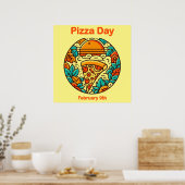 09.02. Pizza Day Poster (Küche)