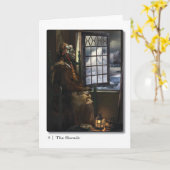 09 Die Hermit Tarot Grußkarte Karte (Gelbe Blume)