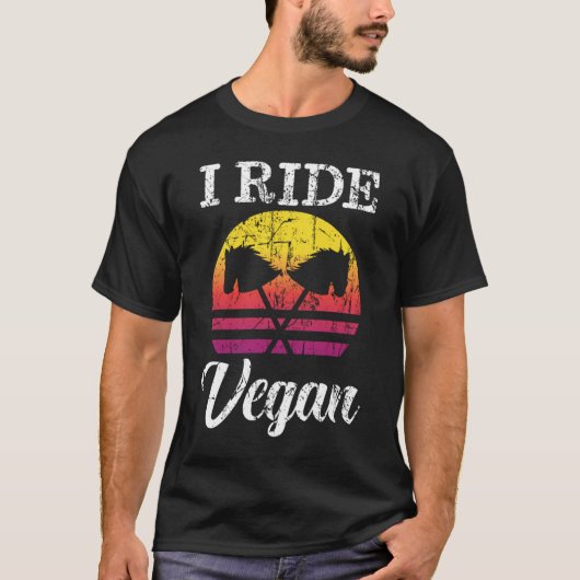 09.I Ride Vegan Hobby Horsing Apperal T-Shirt (Vorderseite)