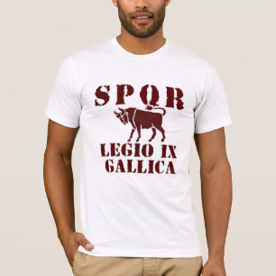 09 Julius Cäsars 9. Gallica Legion - römischer T-Shirt