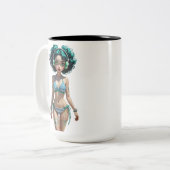 09A Dollz von: Svace - Serie 01 Zweifarbige Tasse (Vorderseite Links)