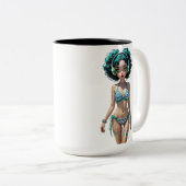 09A Dollz von: Svace - Serie 01 Zweifarbige Tasse (VorderseiteRechts)