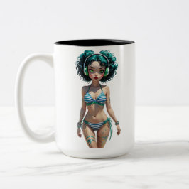 09A Dollz von: Svace - Serie 01 Zweifarbige Tasse