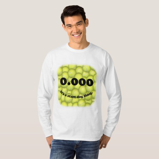 0,000, der perfekte Anfang, ist es eine T-Shirt (Vorne ganz)