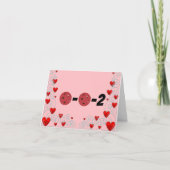 0-0-2 I Liebe Pickleball mit Valentine Karte (Vorderseite)